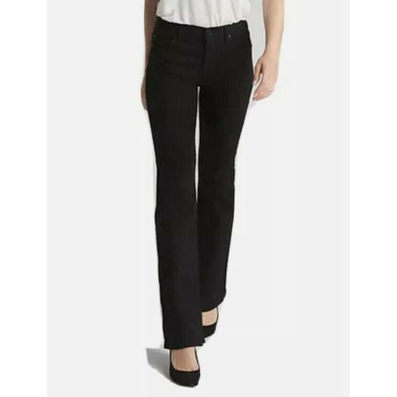 GAP 471304 Women's Petite Sz 27/4P Black Perfect Boot Mid Rise Stretch Jeans $70 - Picture 8 of 9